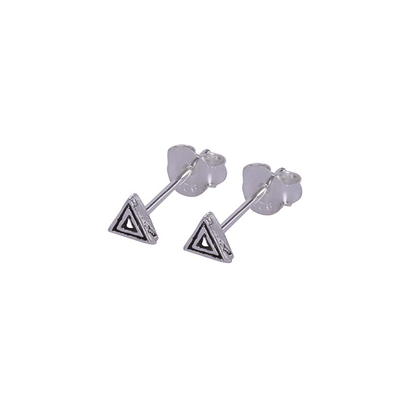 Ohrstecker in Silber 925% mit einem Dreieck