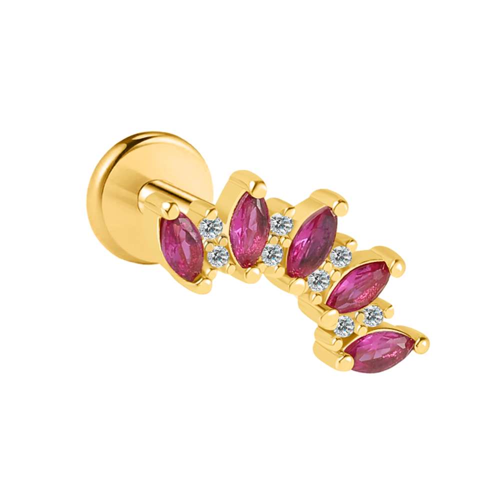 CASSIECA 21 stuks oorbellen dames chirurgisch staal piercing oor goud CASSIECA 21 stuks oorbellen dames chirurgisch staal piercing oor goud