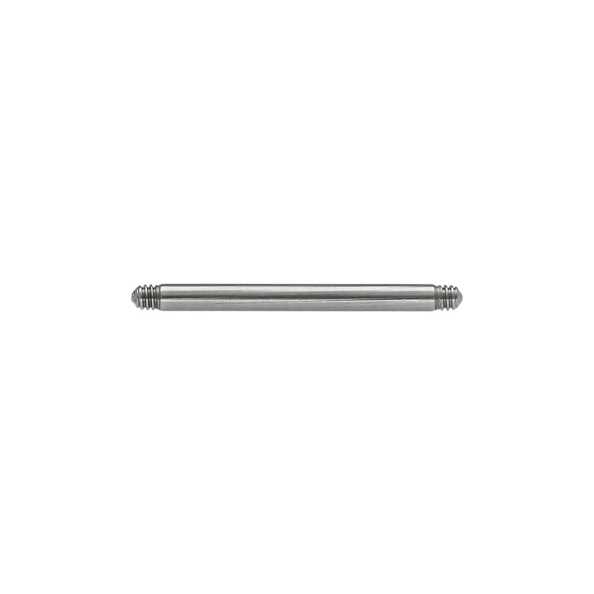 Straight barbell in chirurgical steel, 1.2mm