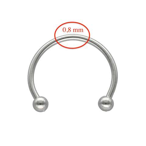 Fake piercing chirurgisch staal Fake piercing chirurgisch staal