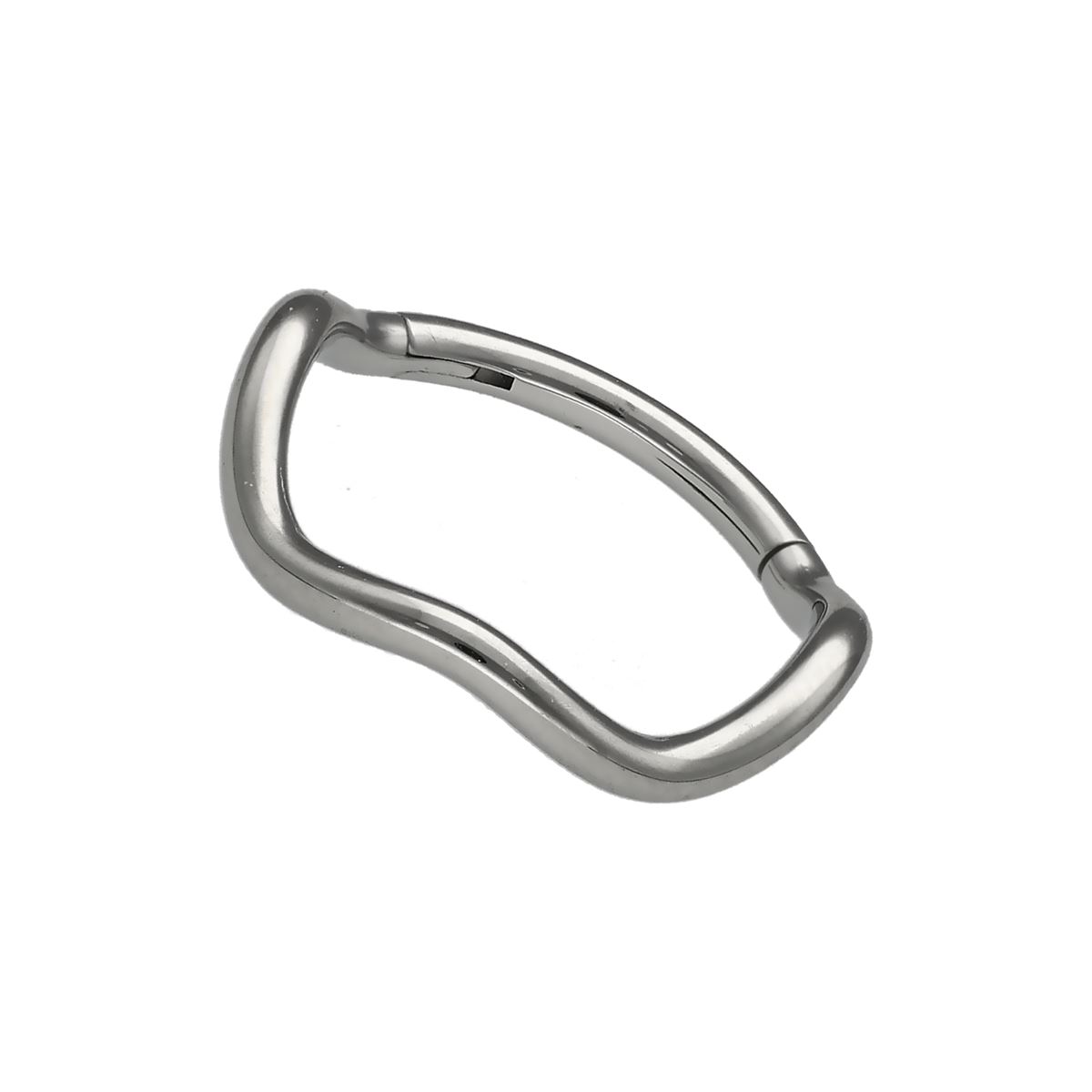 Segmentring/Clicker aus chirurgischem Stahl, gebogener Ring