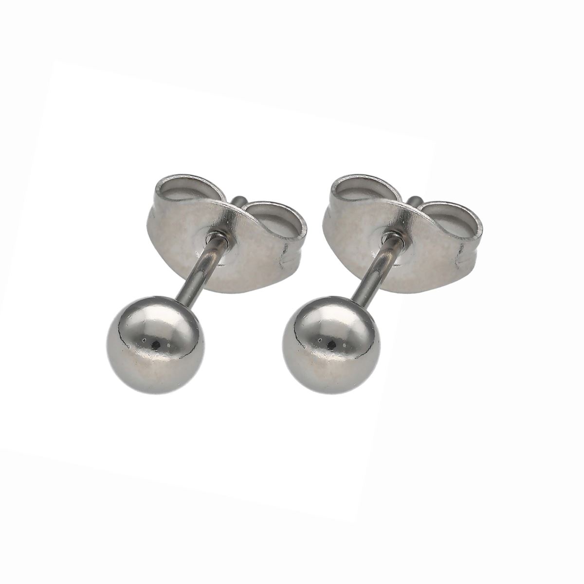 Ohrstecker aus chirurgenstahl mit kugel