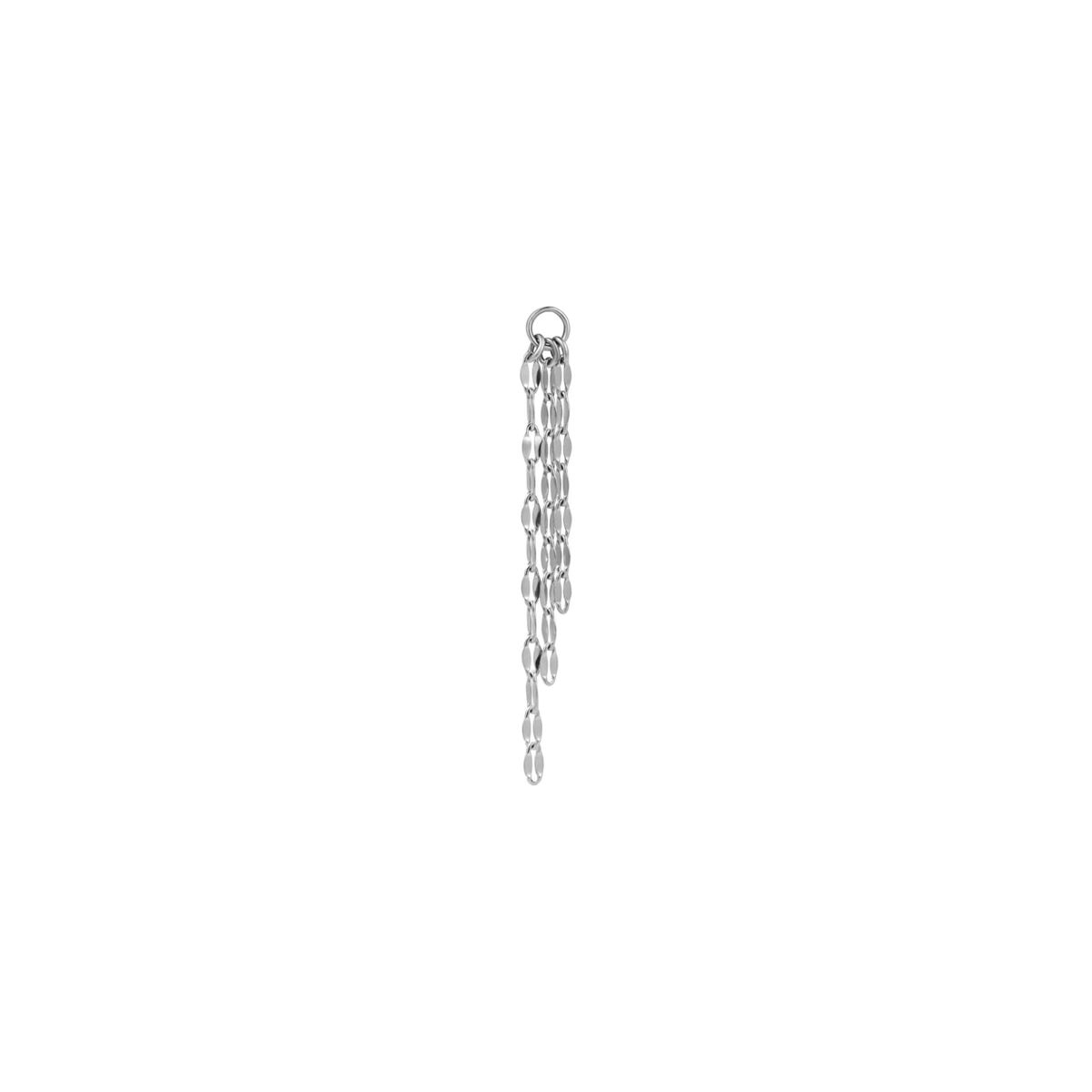 Charm in steel with 3 chains