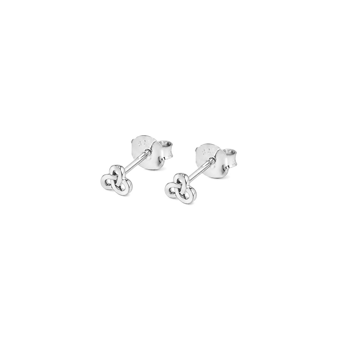 Triskelion Stud Earrings in 925 Sterling Silver